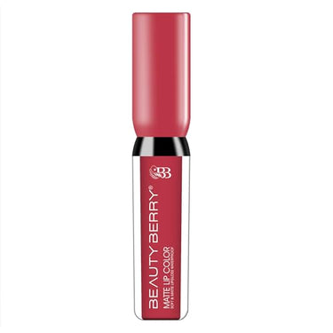Beauty Berry Soft & Matte Waterproof Lip Color, Rich Pigment, Long Lasting Non-Transfer Liquid Lipstick With Vitamin E (Chestnut-08, 1)